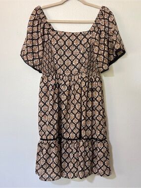 In Loom Floral Midi Dress